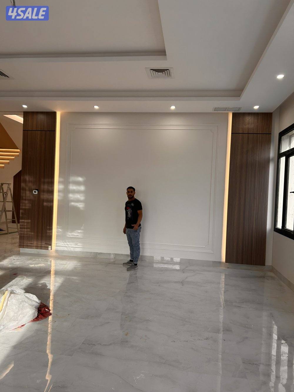 ديكورات ورق جدران بديل خشب بديل شيبورد تركيب باركيه صبغ اصباغ براويز👌6