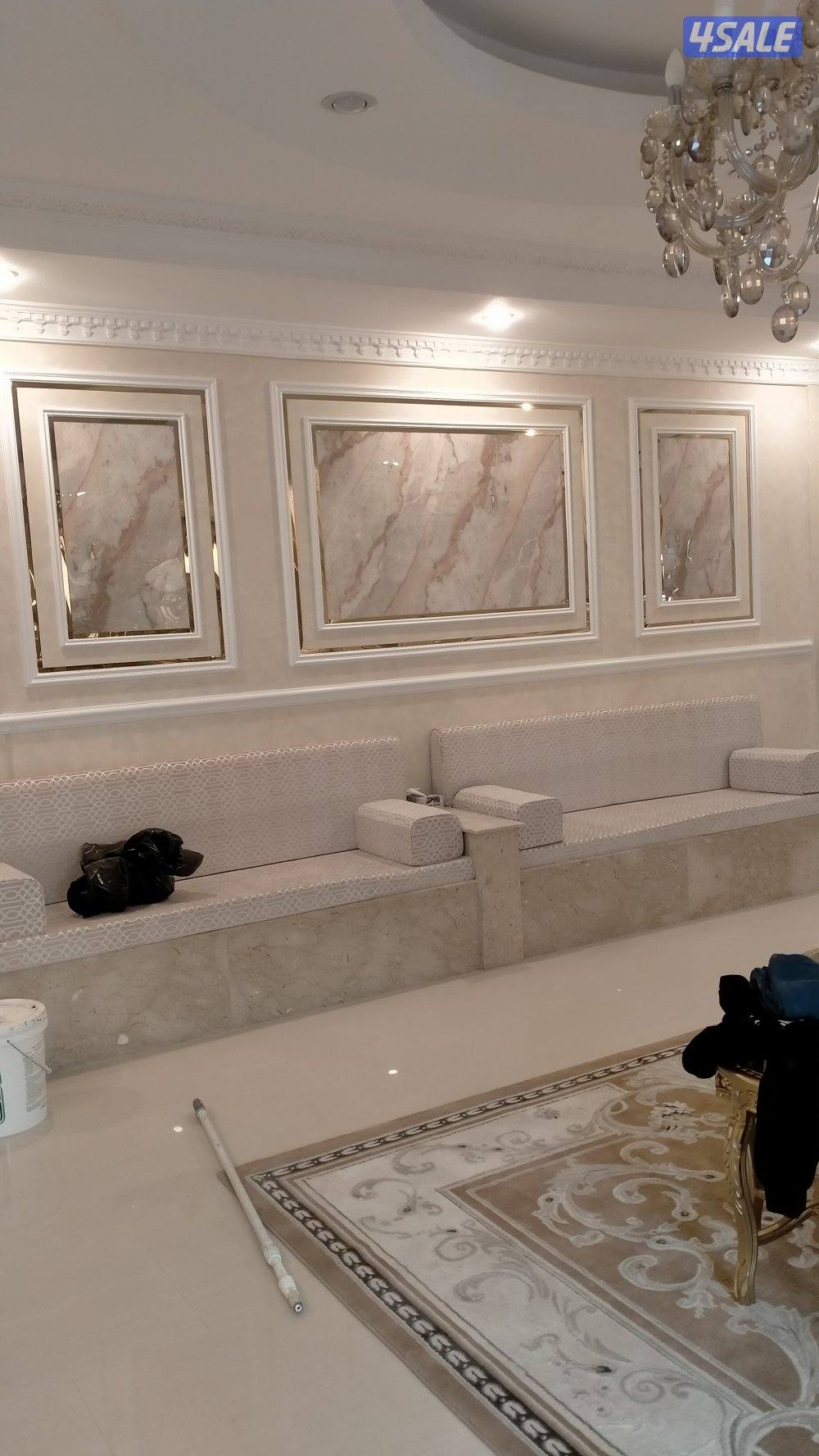 ديكورات ورق جدران بديل خشب بديل شيبورد تركيب باركيه صبغ اصباغ براويز👌7