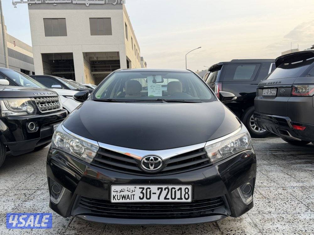 كورلا صبغ الوكاله موديل 2015 كامل المواصفات عداد قليل بحالة الوكاله2