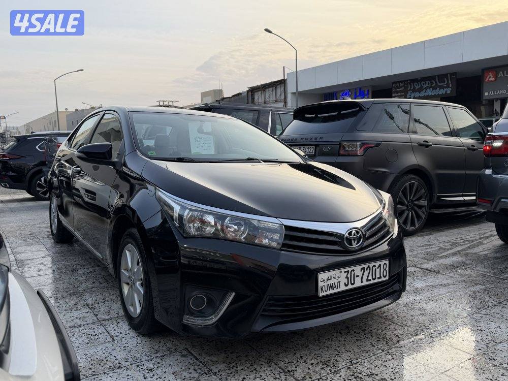 كورلا صبغ الوكاله موديل 2015 كامل المواصفات عداد قليل بحالة الوكاله3