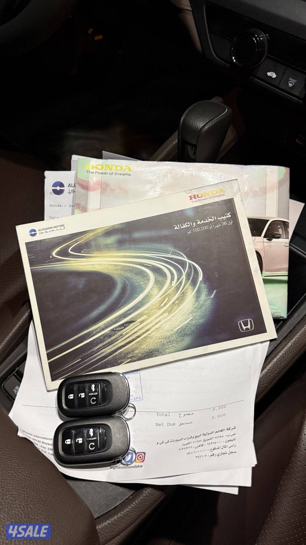 هوندا اكورد 2024 صبغ الوكاله شرط الفحص بالكامل7