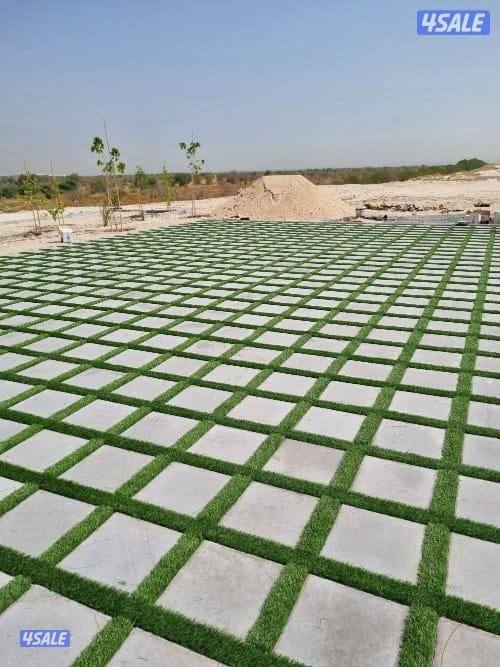 تركيب جميع انواع البلاط المتداخل ثيل صناعي صب موذاييك ارضيات جلي وتلمي9