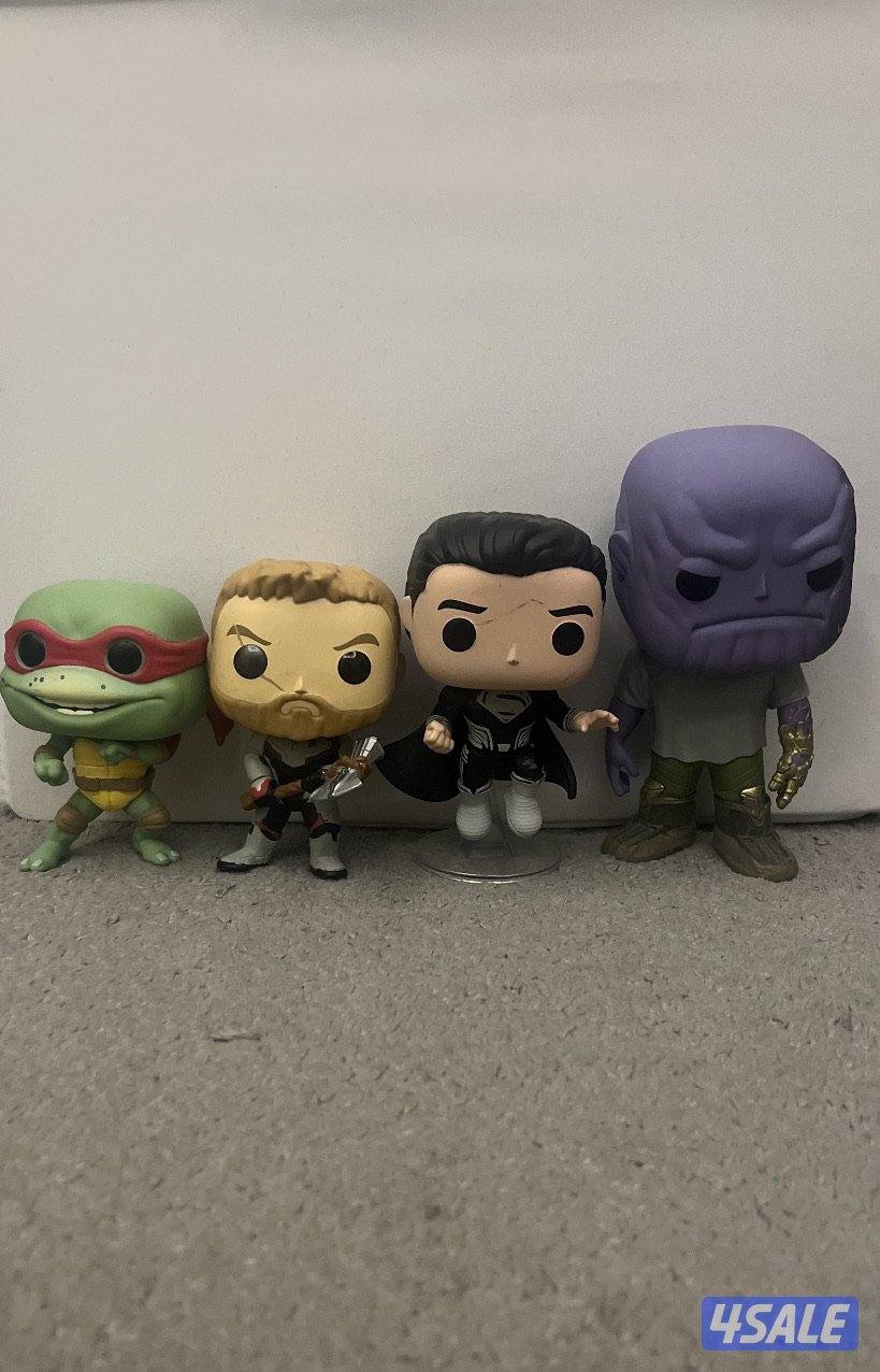Funko pops 8 characters0