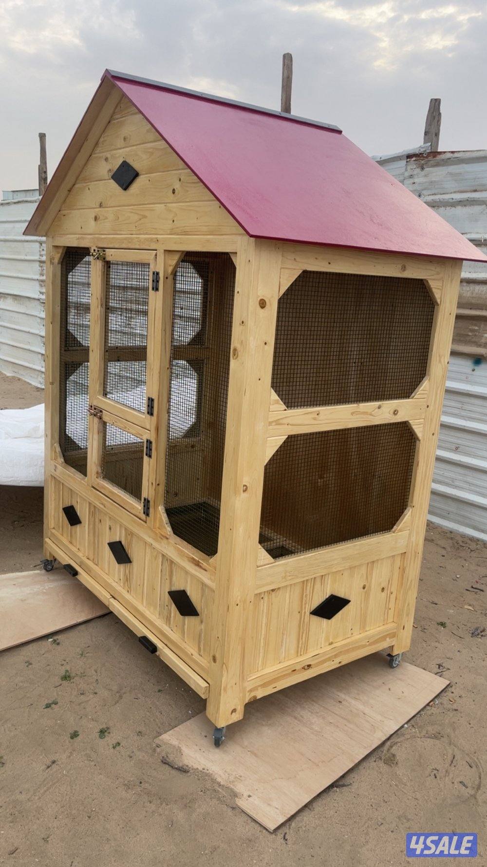 للبيع كوخ خشبي للطيور جوده ممتازه1