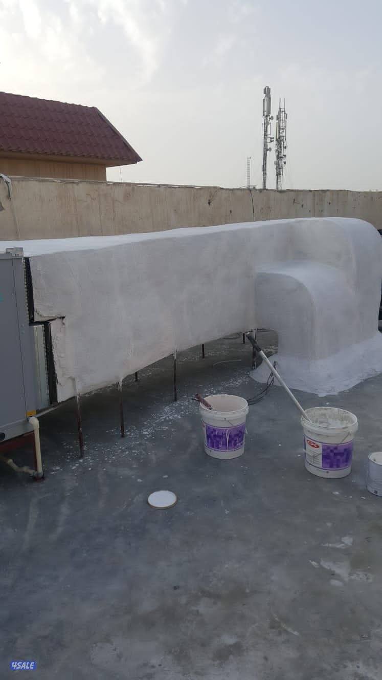 عازل حراري وعازل جيتاروف لاسطح وعازل رش امريكا عازل طربال مياه11