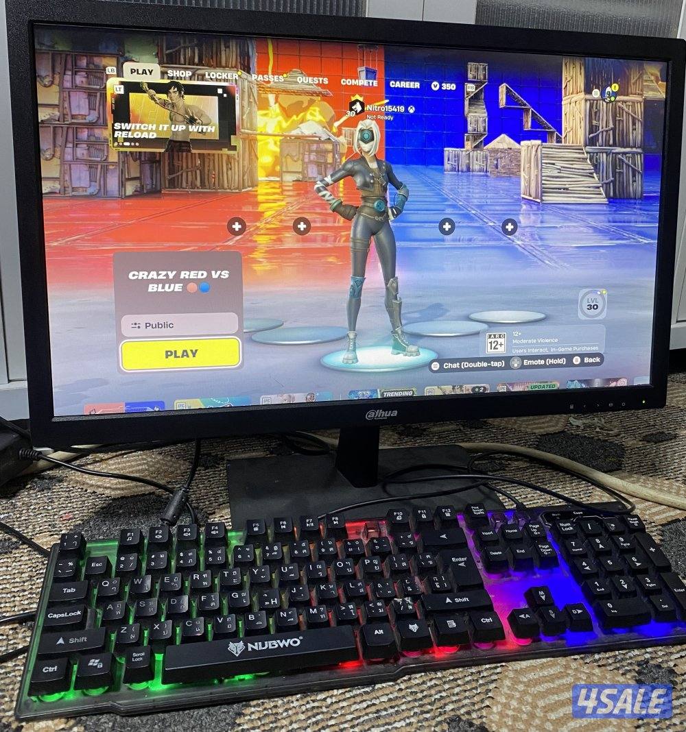 للبيع شاشة قيمنق وكيبورد0