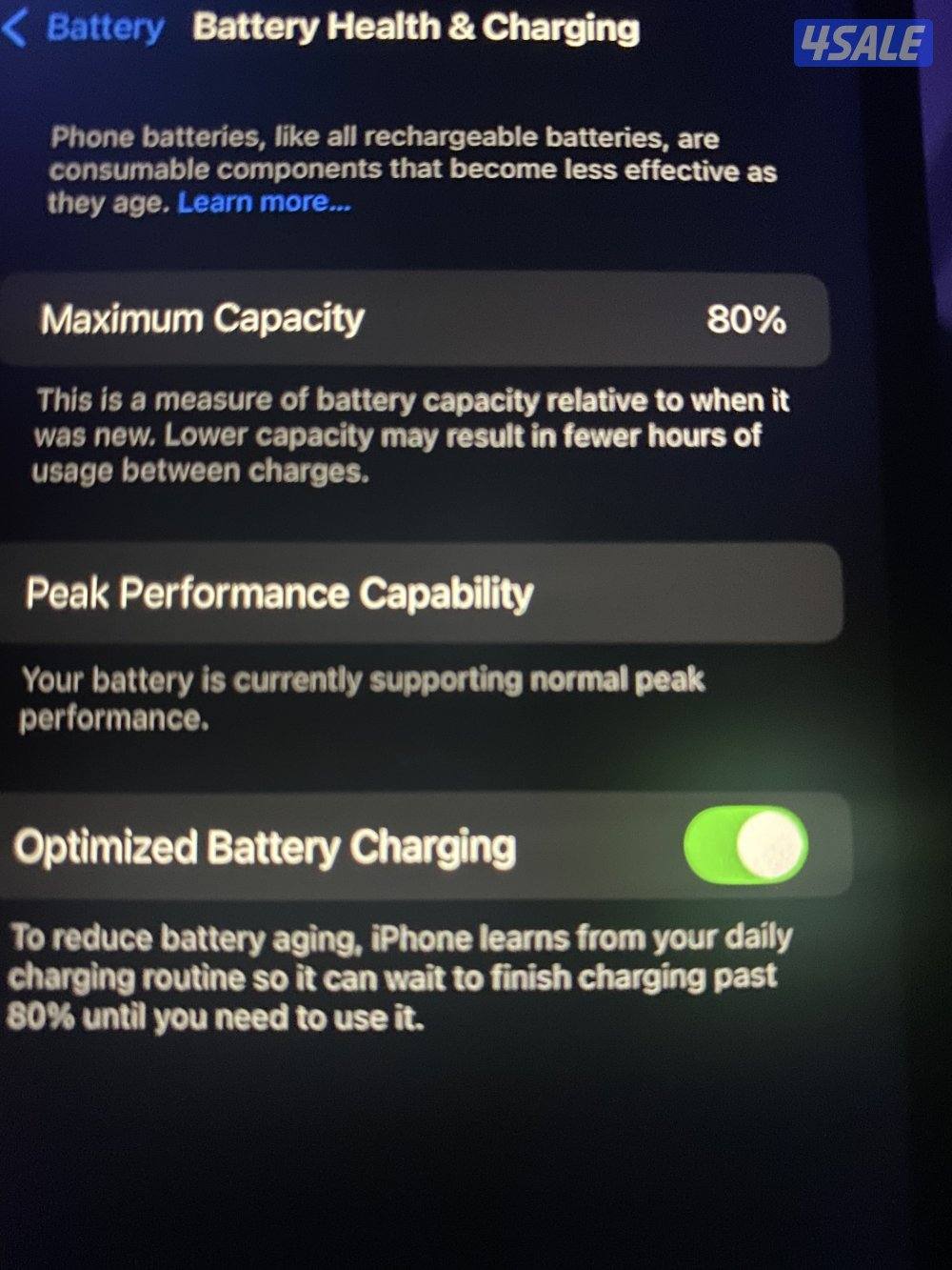 للبيع ايفون الوصف تحت1