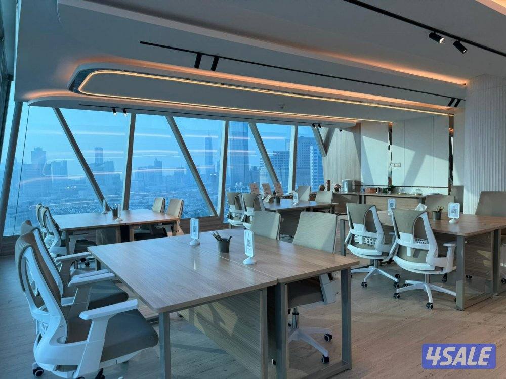 دور للايجار ف برج التجاريه رقم الالي واحد ولكن دور شي مرتب اطلاله1