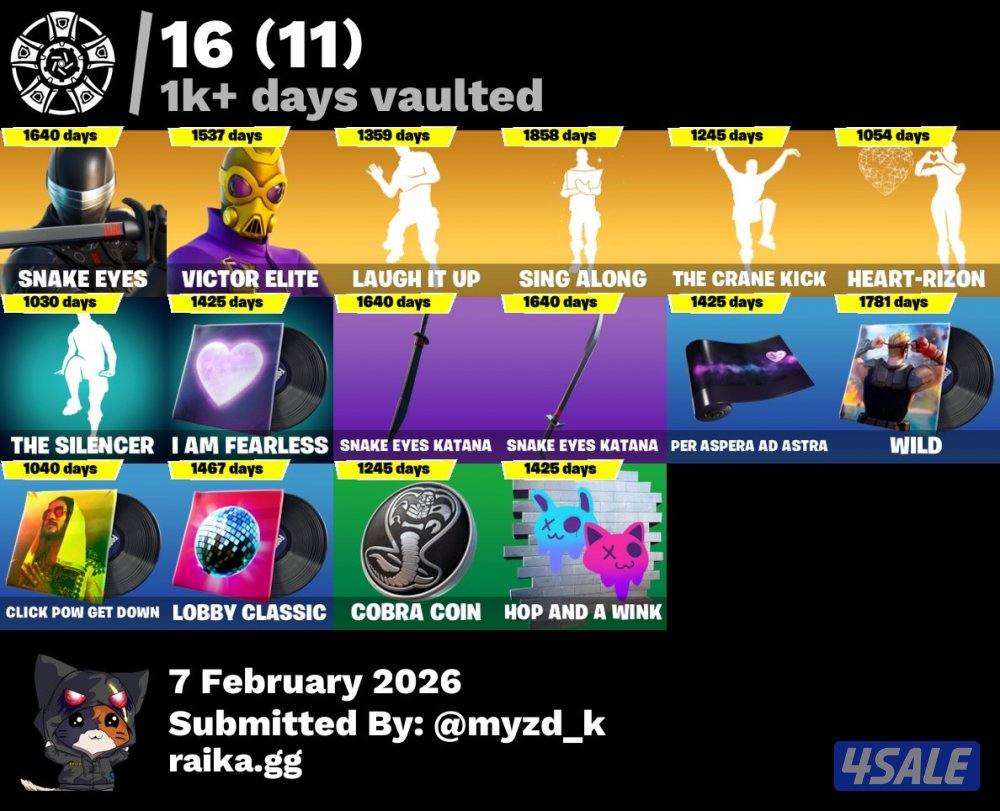 حساب فورت نايت8