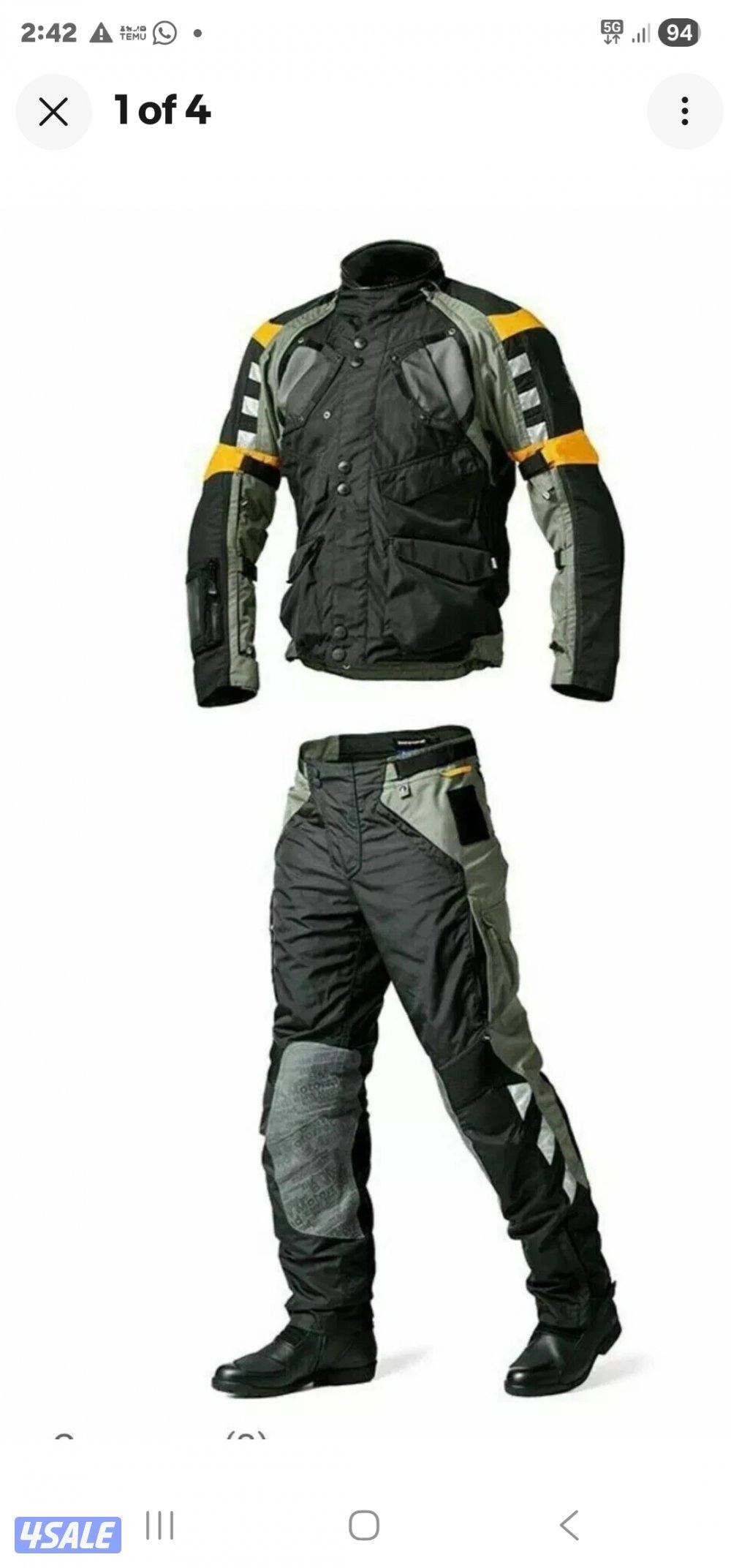 للبيع بدلة سيفتي رالي ماركة bmw قطعتين0