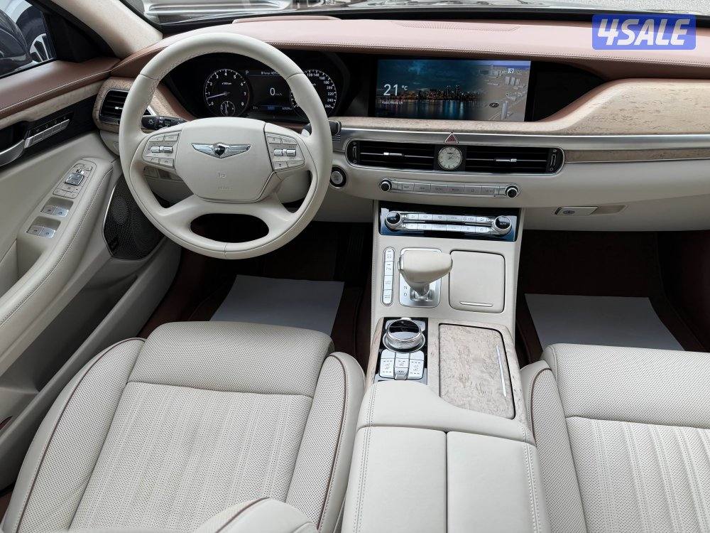 جنسيس G90 موديل 2021 عداد 62 الف وكالة كامل المواصفات تحت الكفالة1