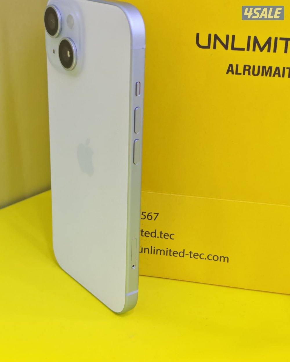 iPhone 15 128GB Blue – 79% ايفون 15 لون أزرق مستعمل نظيف5