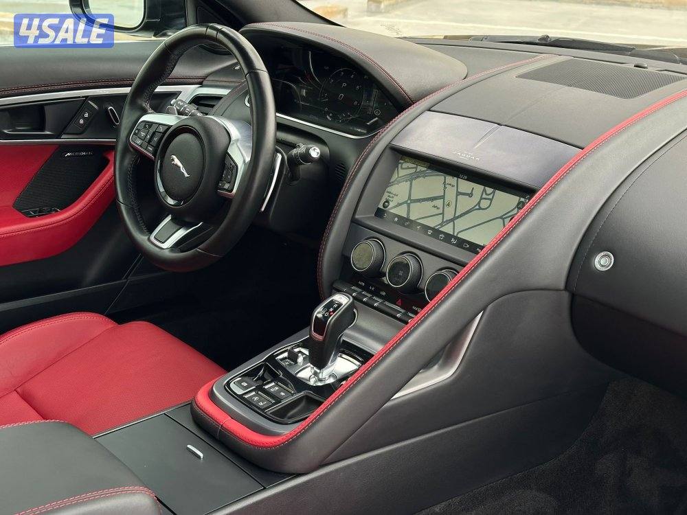 جاكوارF-TYPE V4 موديل2023 عداد77الف وارد الزياني تحت الكفاله7