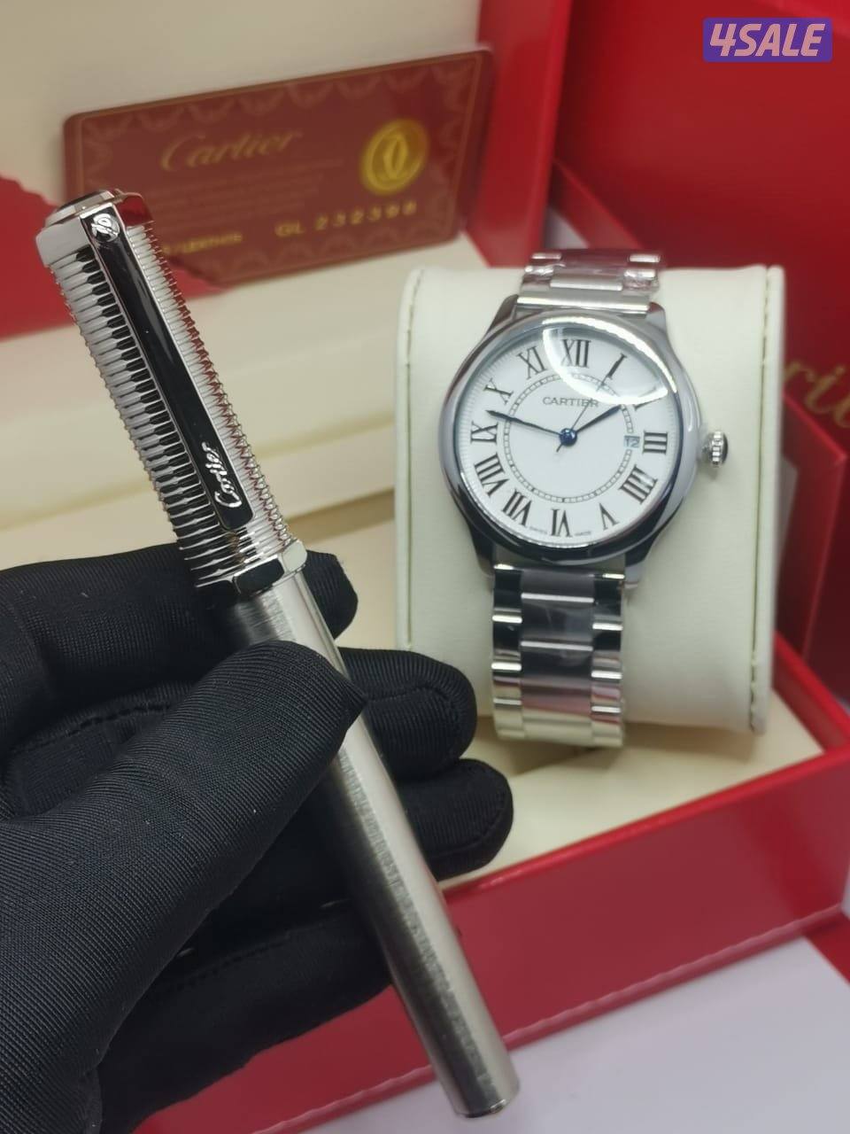 اطقم ساعة مع القلم  رسمية6