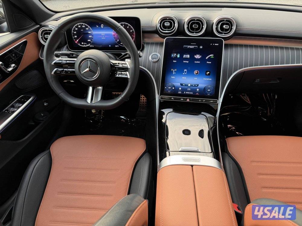 مرسيدس C200 موديل 2023 عداد 52 الف وكالة كامل المواصفات تحت الكفالة1