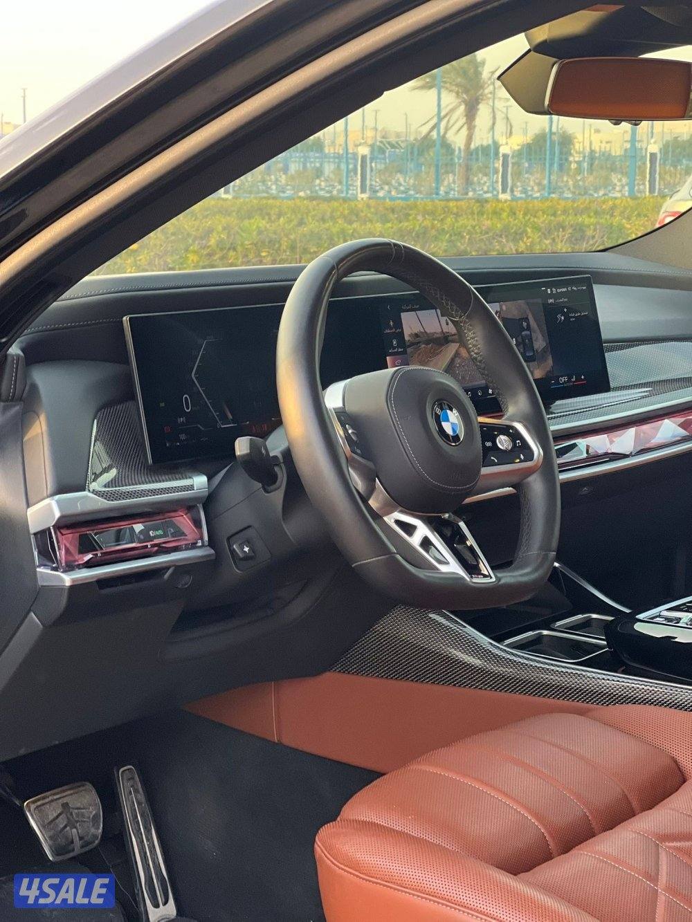 بي ام دبليو 740 بحاله الوكاله عداد 39 الف7
