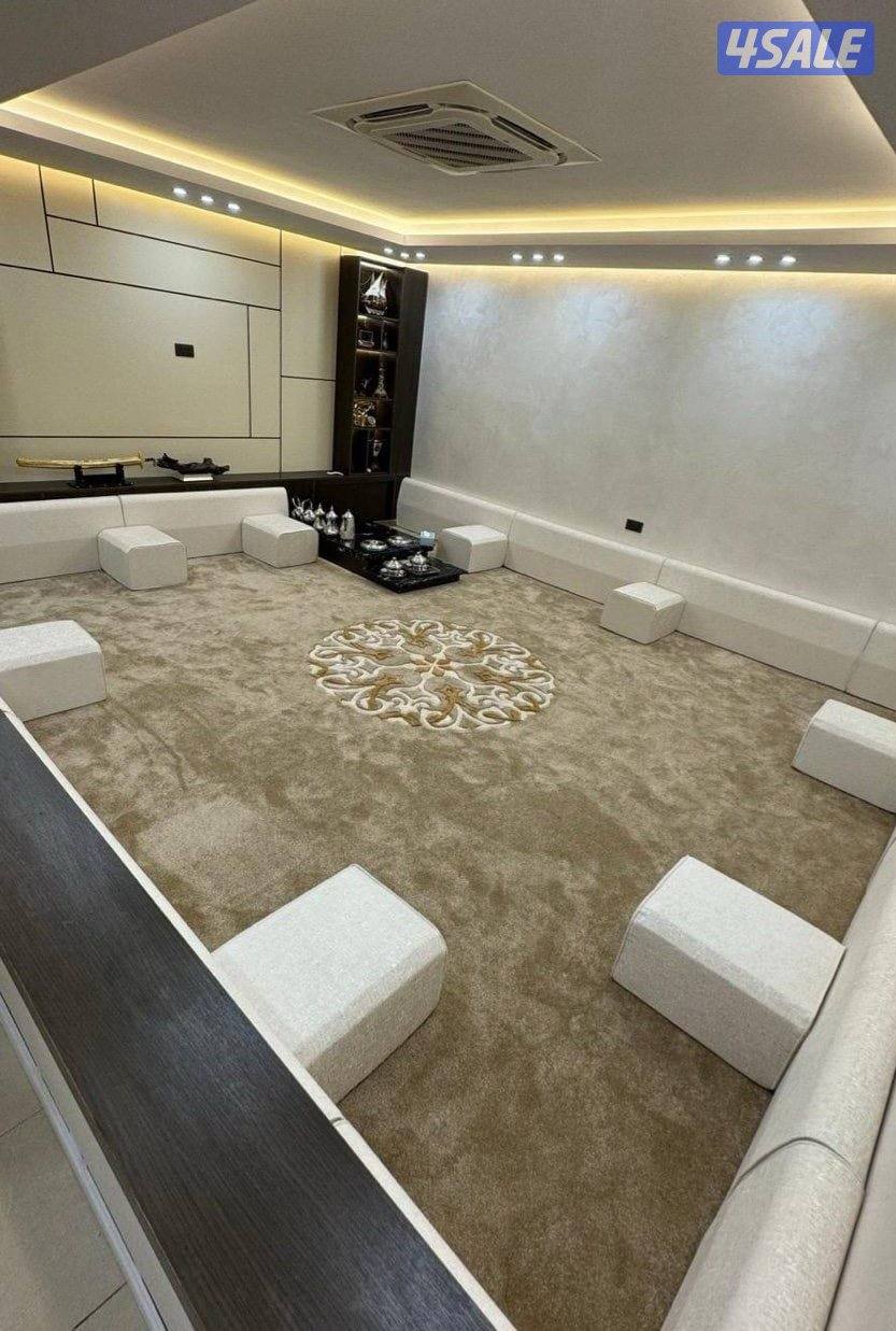 سجاد مساند زل حفر يدوي جميع مفرواشات اثاث3