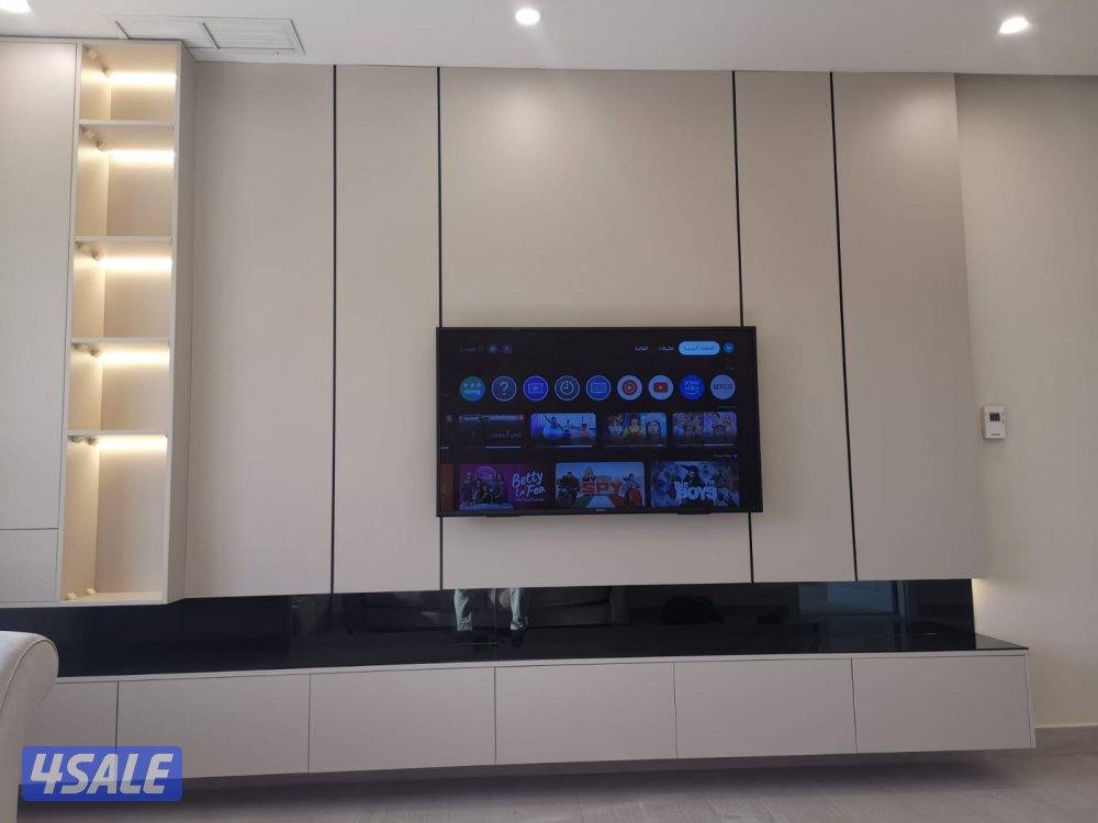 ديكورات خشب نجار شامل أبواب كبتات طوليت خلفية تلفزيون📺 بديل خشب شابرد12