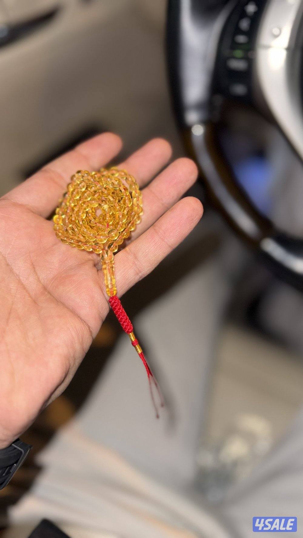 مسباحين كاست صندوقي ناعم 99 خرزه وكهرب شفاف ناعم  10 غرام4