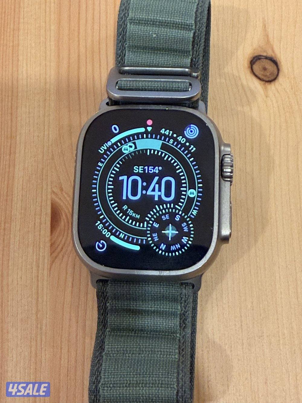 للبيع ساعه ابل الترا ١ بحاله منتازك0