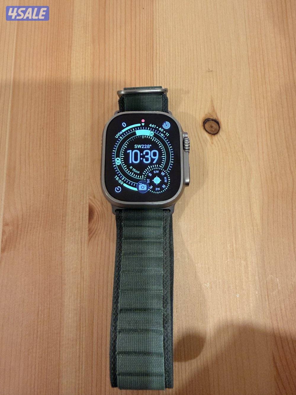 للبيع ساعه ابل الترا ١ بحاله منتازك2