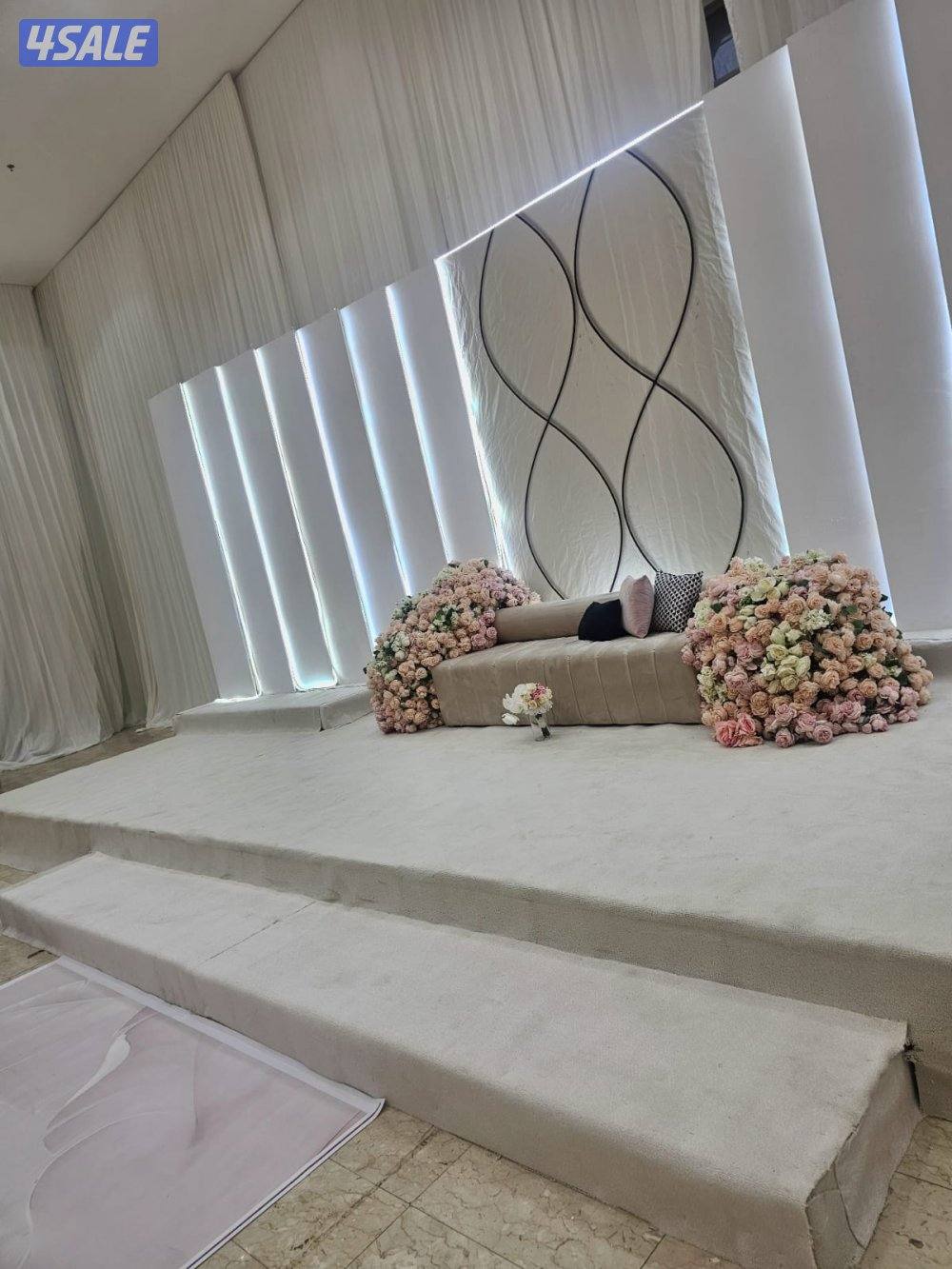 تاجير جميع مستلزمات الافراح تصميم كوش تاجير كراسي طولات زينه منازل تصو15