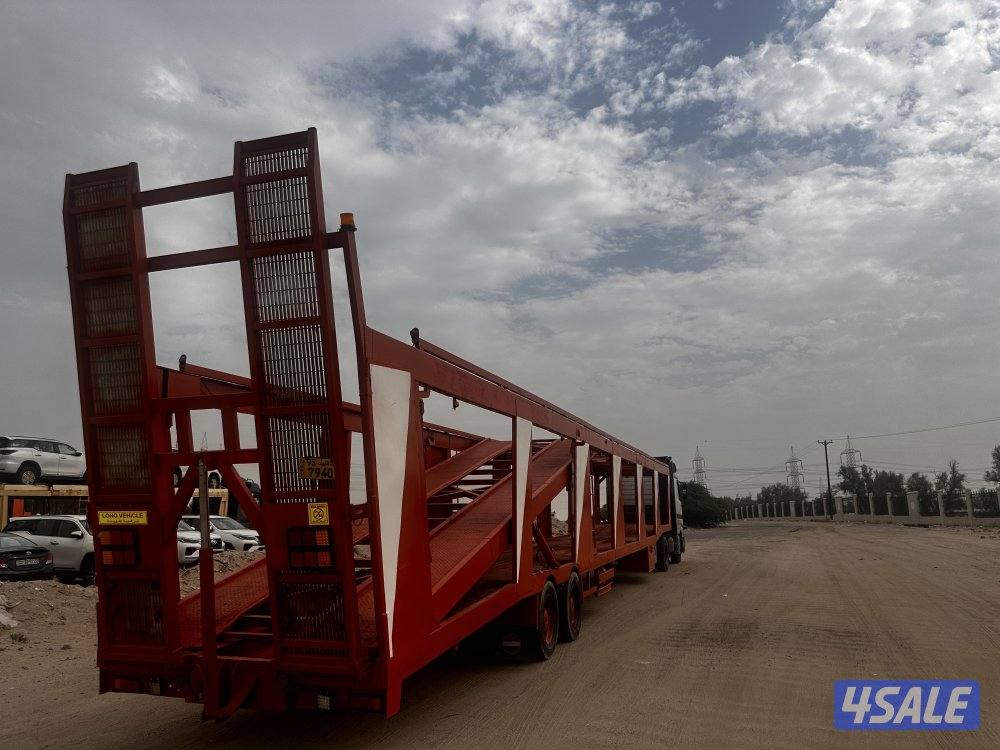 ناقله حامله سيارات  سلالم هدروليك منافيخ مجموعه مرسيدس0