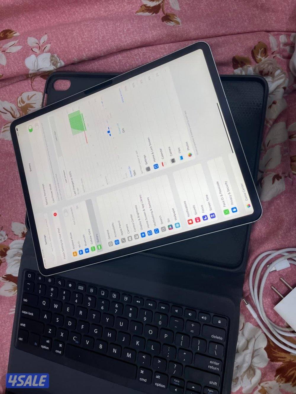 ايباد ابل برو 12.9 انش 1000 قيقا بطارية 98 خط شريحة نظيف حيل5