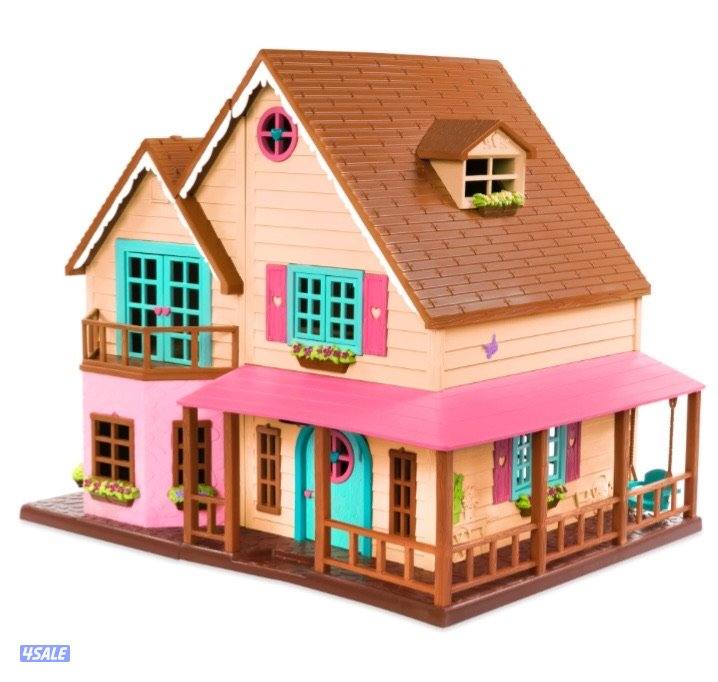 للبيع بيت باربي اصلي شبه جديد يطلع ليتات كبير ع الواقع( سعر الشراء ٣٥)0