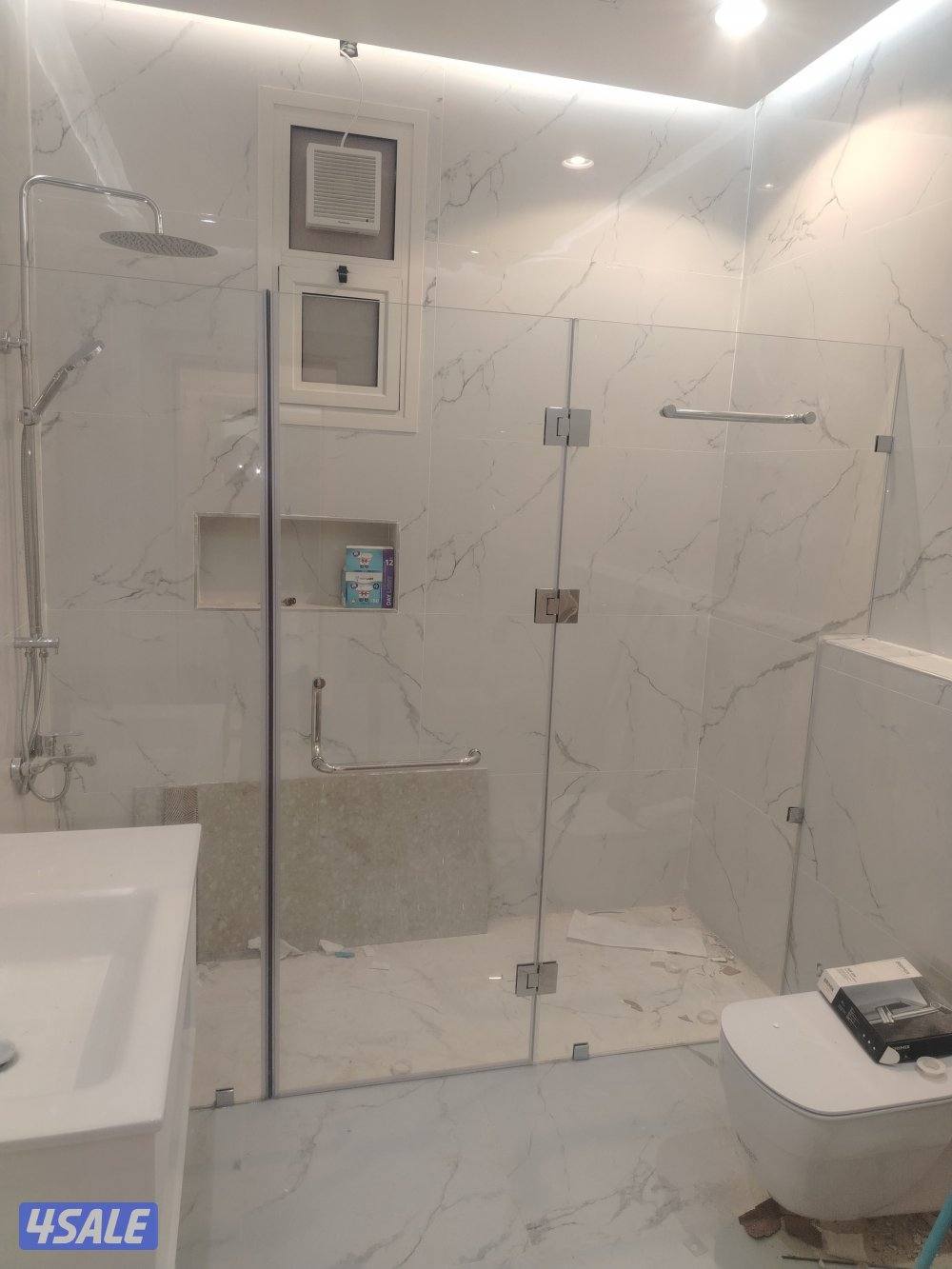 زجاج ستال ستيل ٣٠٤و٣١٦. شاور بكس زجاج عشر ملي سكريت سعودي0