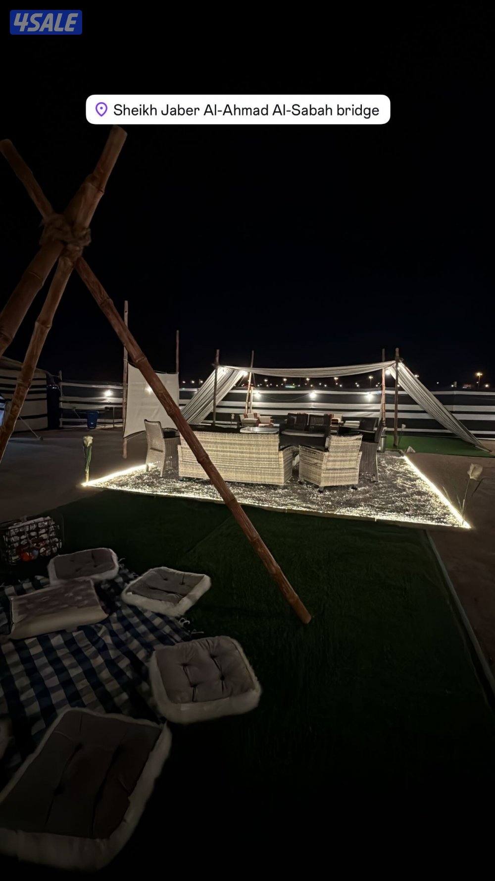 للبيع كشتة كامله مع كرفان2