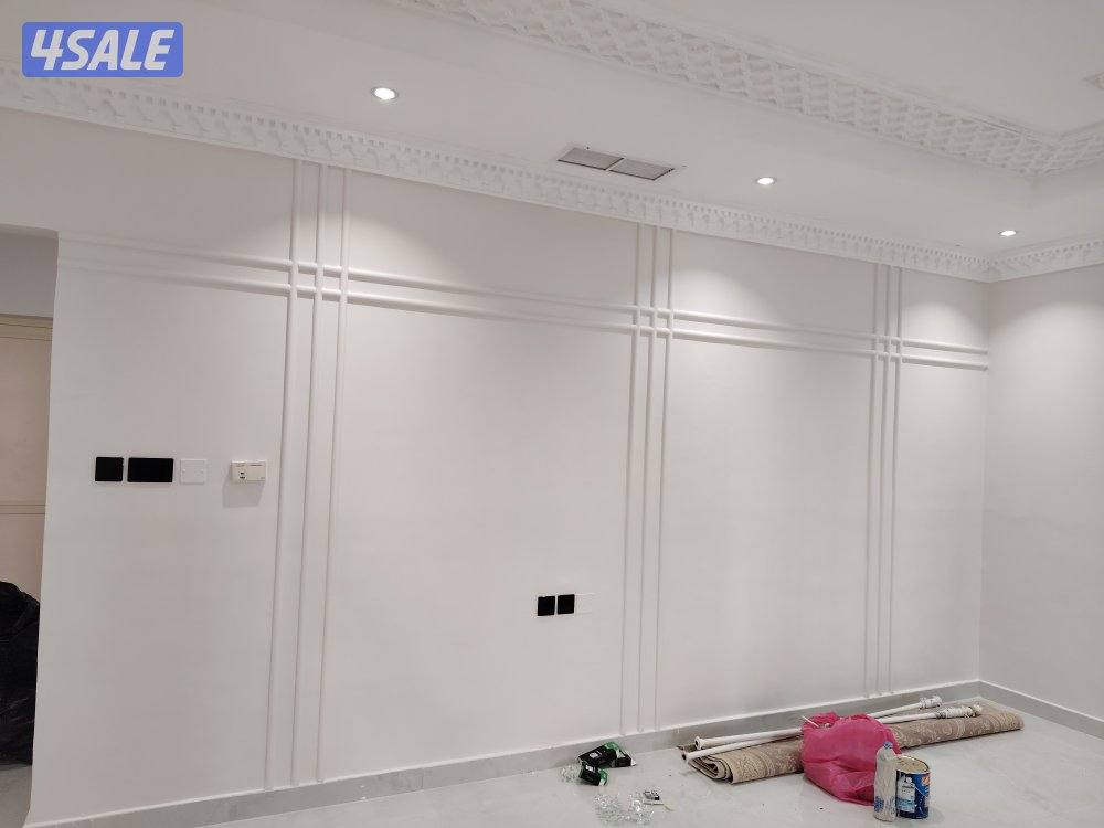 ديكورات داخليه خشب طولت بديل خشب رخام شيابرد جام _وجار خلفيه تلفزيون10