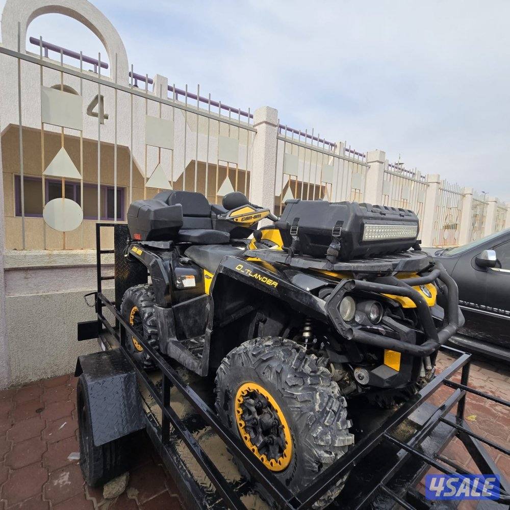 Can-am 2014 outlander 800 black&yellow1