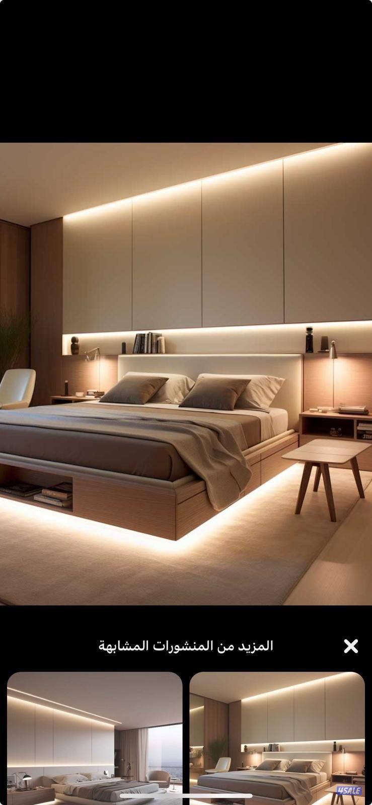 صباغ خشب ونجار صبغ باب كبتات وغرفة النوم2