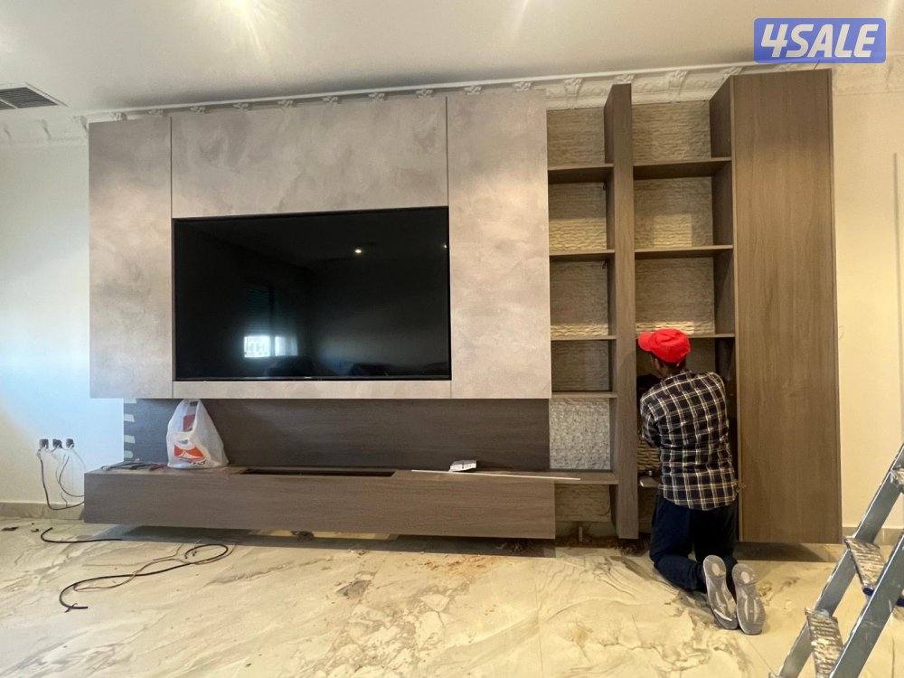 صباغ خشب ونجار صبغ باب كبتات وغرفة النوم4