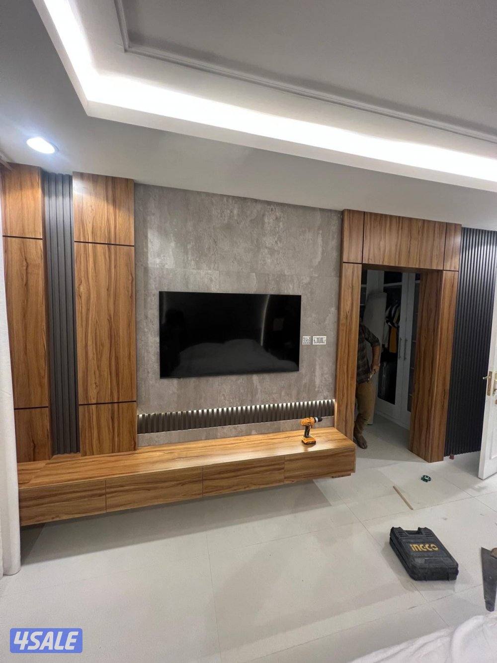 صباغ خشب ونجار صبغ باب كبتات وغرفة النوم12