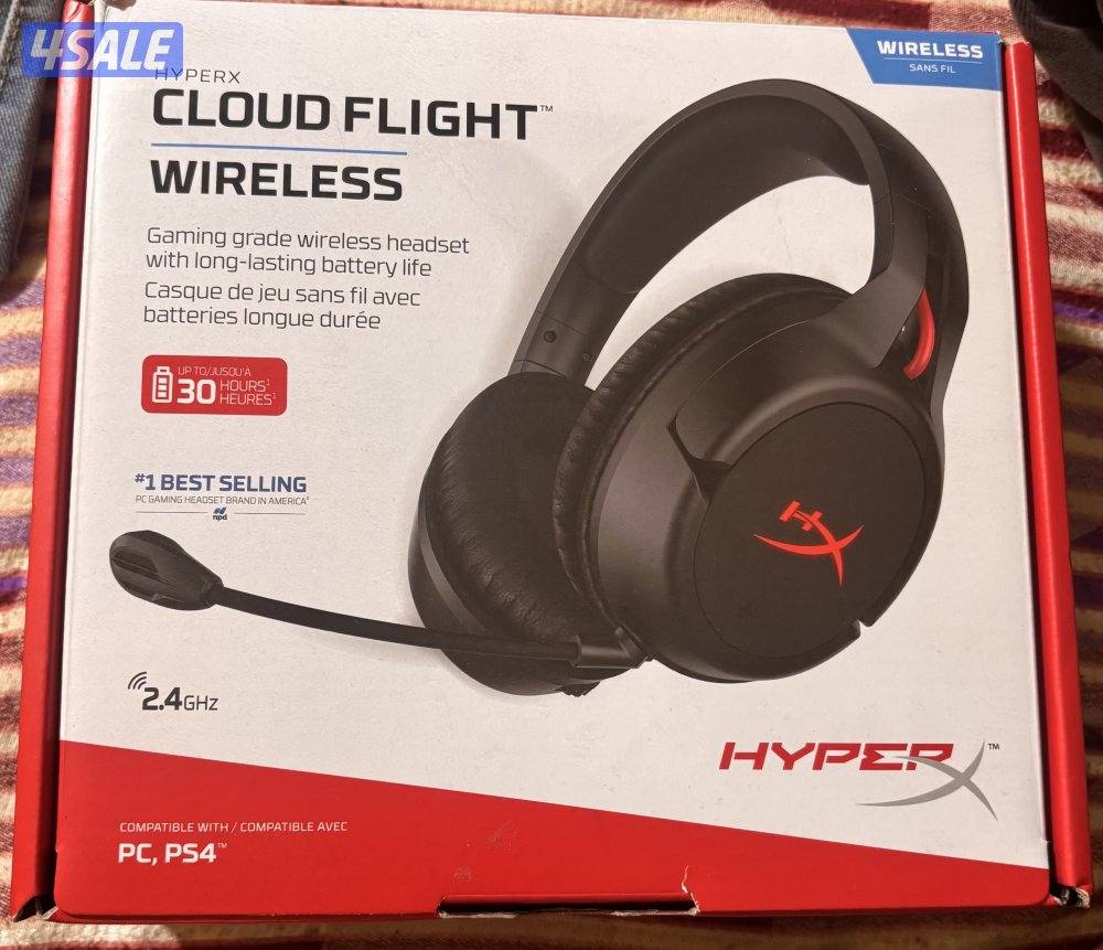 The HyperX Cloud Flight Wireless Headphones0