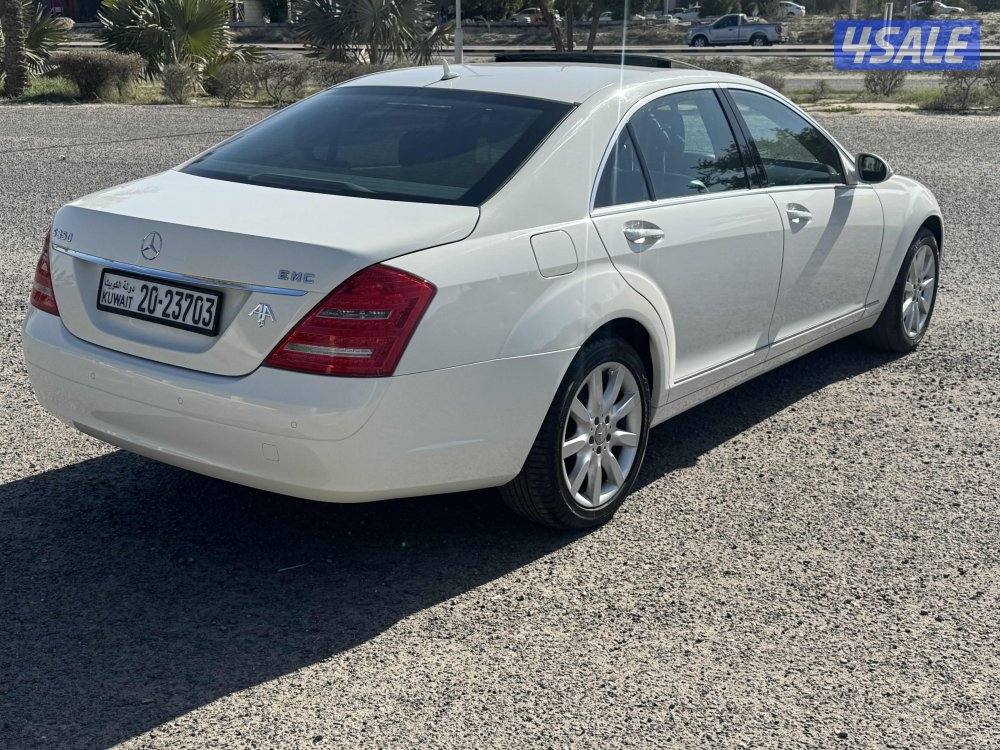 للبيع مرسيدس S350  موديل 2008 عداد 180 صبغ الوكاله عدا قطعه لارج2