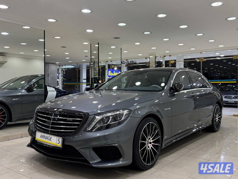 مرسيدس S63 وكالة موديل ٢٠١٧ عداد ١٠٦ الف كيلو1