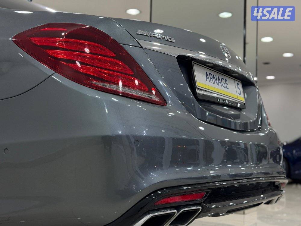 مرسيدس S63 وكالة موديل ٢٠١٧ عداد ١٠٦ الف كيلو4