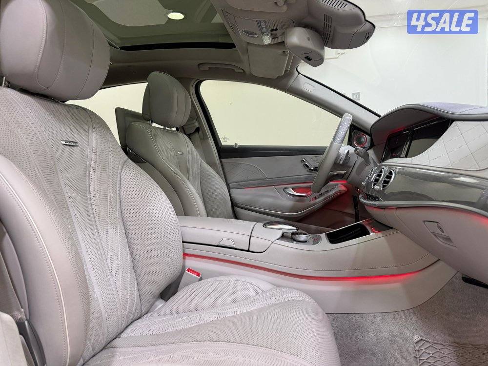 مرسيدس S63 وكالة موديل ٢٠١٧ عداد ١٠٦ الف كيلو10