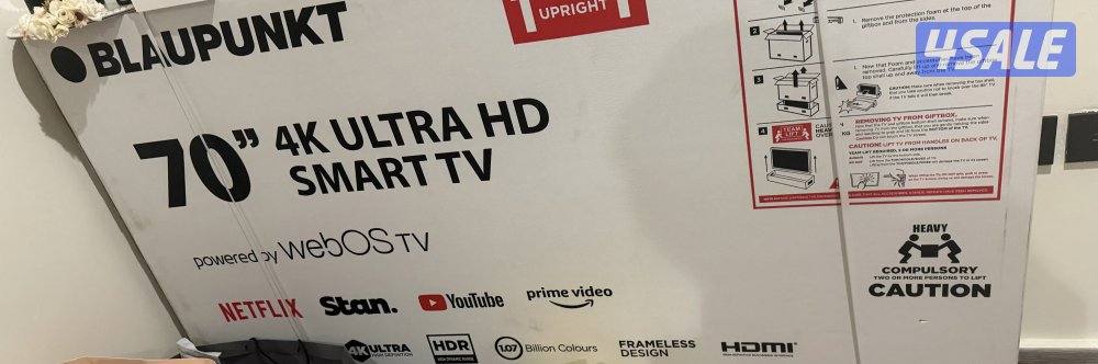 Blaupunkt 70 inch 4K ultra HD smart tv0