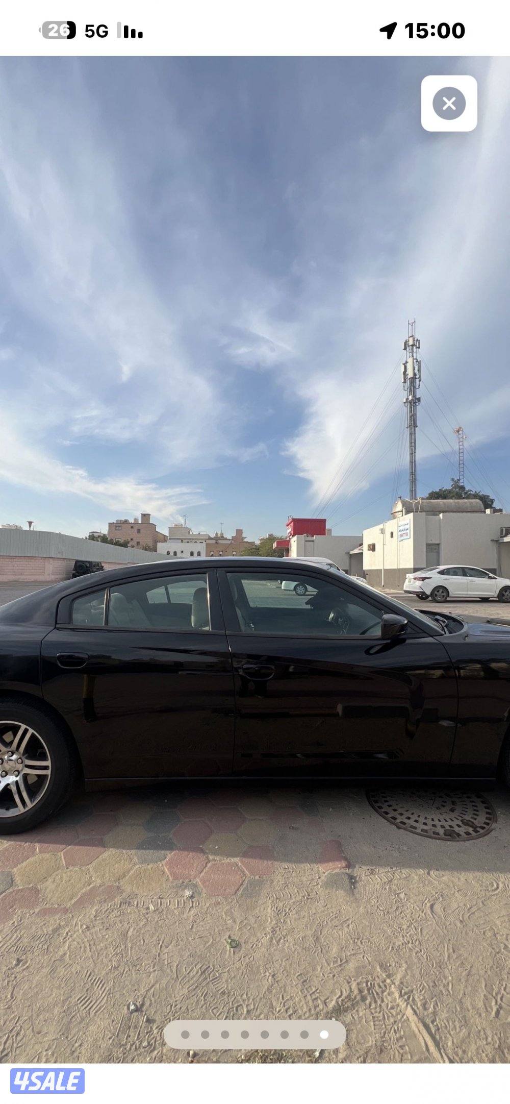 للبيع شارجر 2014 اسود 6 سلندر5