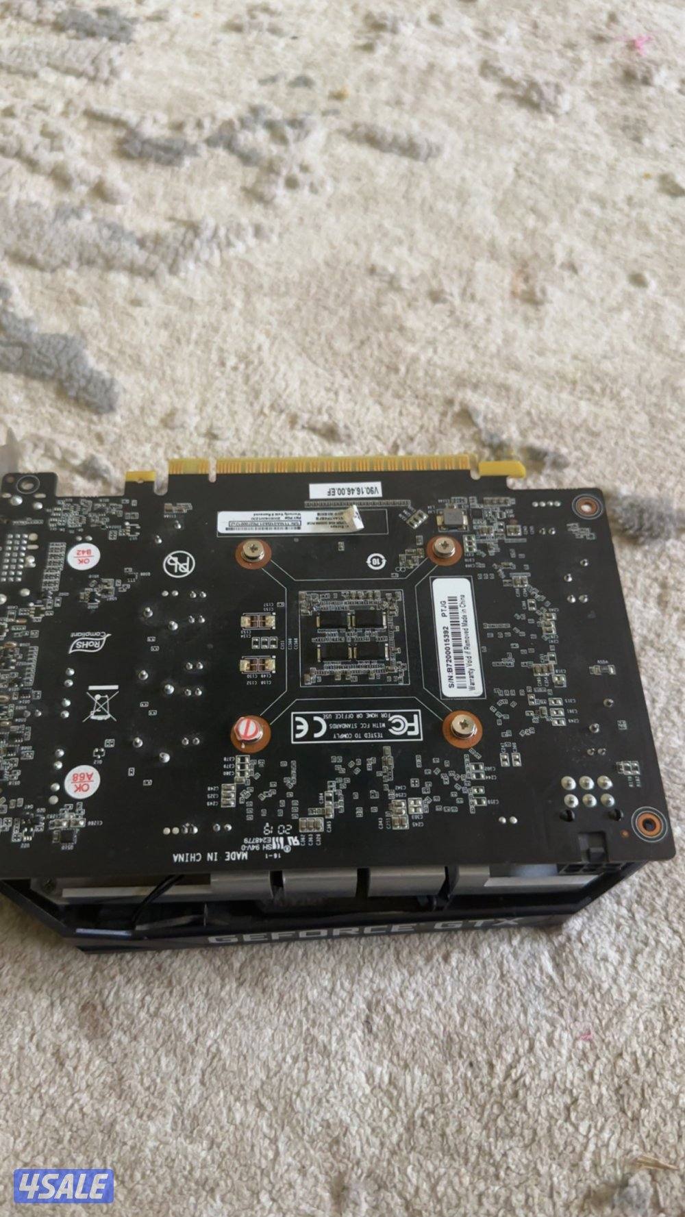 للبيع كرت شاشه gtx 1650و بور سبلاي 500 واط1