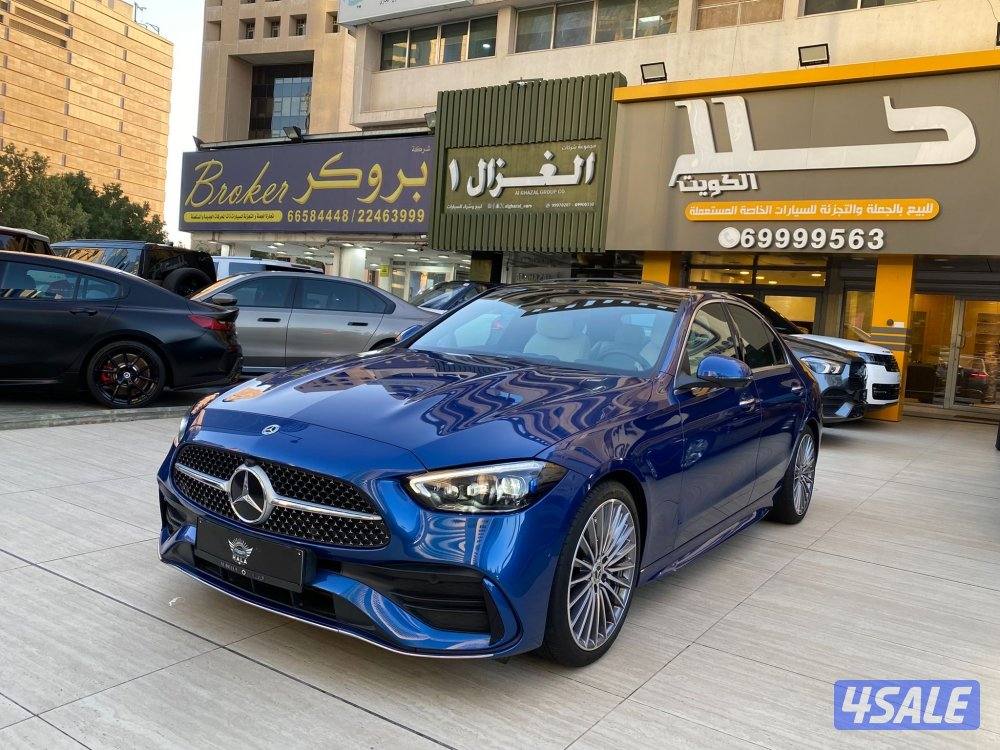 مرسيدس C300 موديل 2023 عداد 10 الف كيلو فقط وارد الملا سيرفس منتظم0