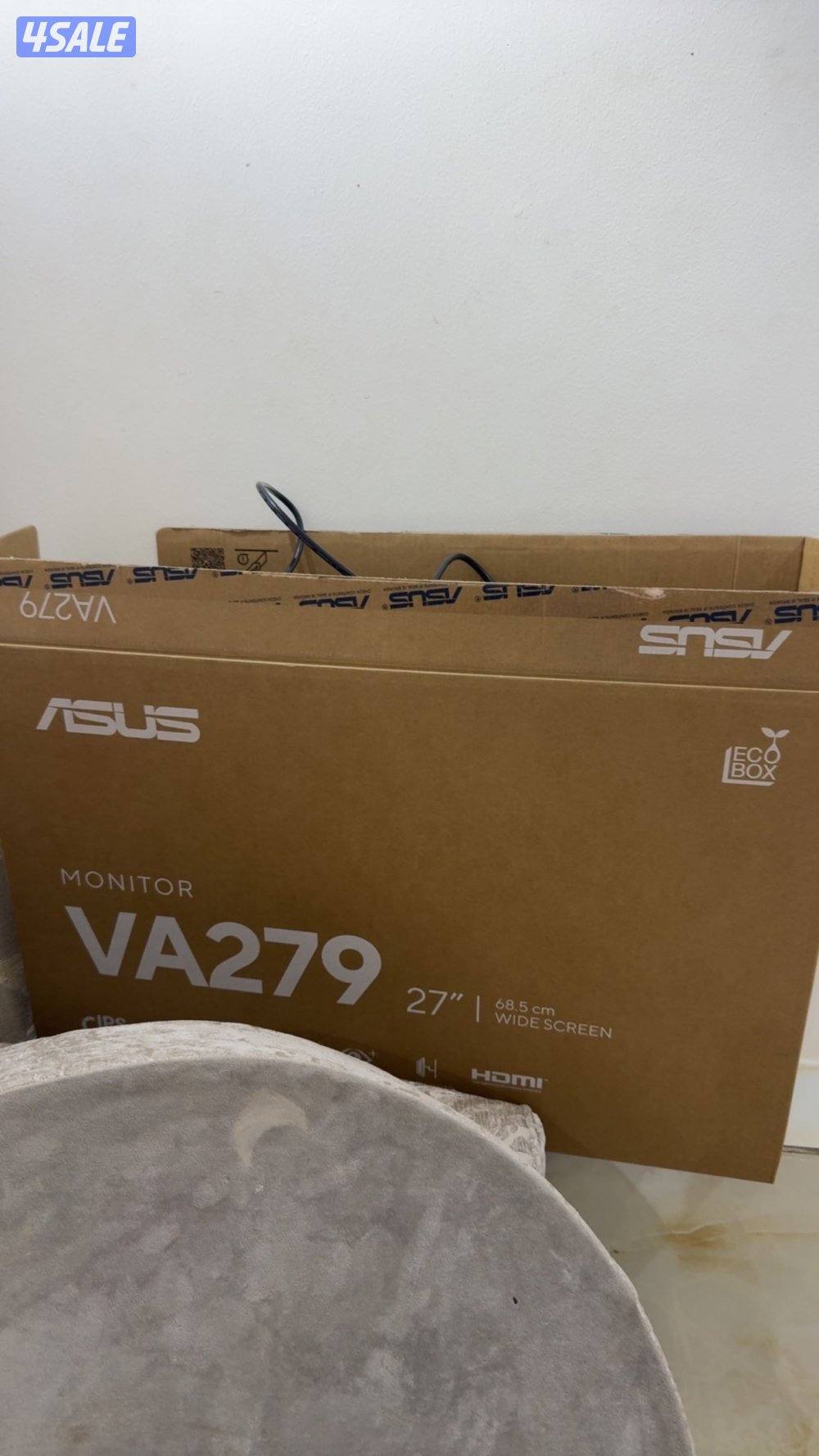 للبيع بي سي جديد بالكرتون + شاشة واغراضه2