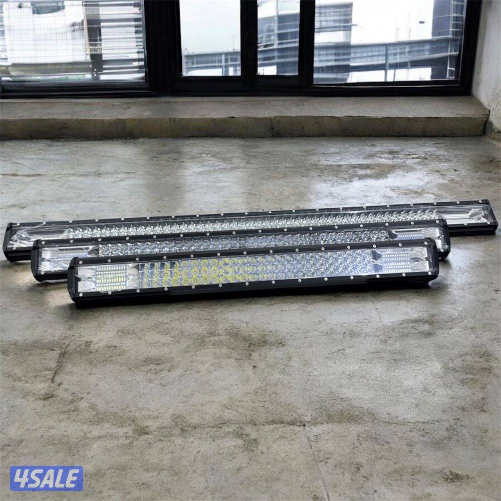 للبيع كشافات ال اي دي بار مع القواعد جديده بالكرتون باحجام مختلفه0