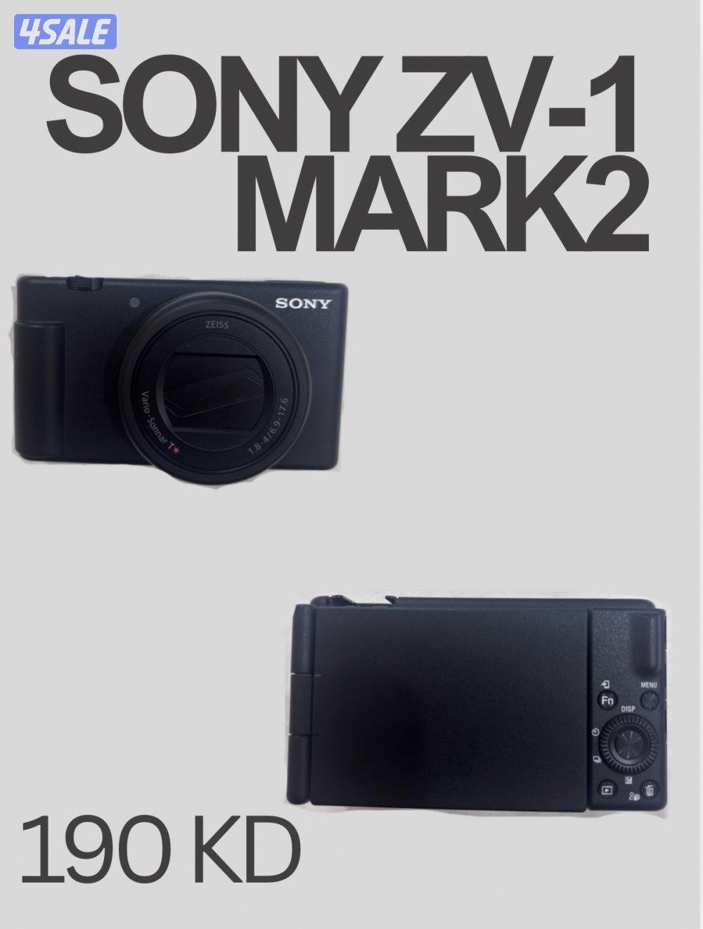 كاميرا zv-1 ll mark 2 مستعمله لشهور فقط حالتها كالجديده 📷📷📷0