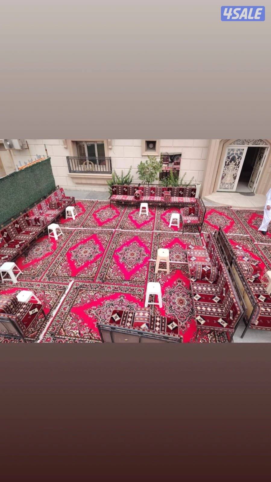 تأجير كراسي وطاولات غنفات مكيفات زينه دفيات خيمة بيت شعر كوشه رجال9