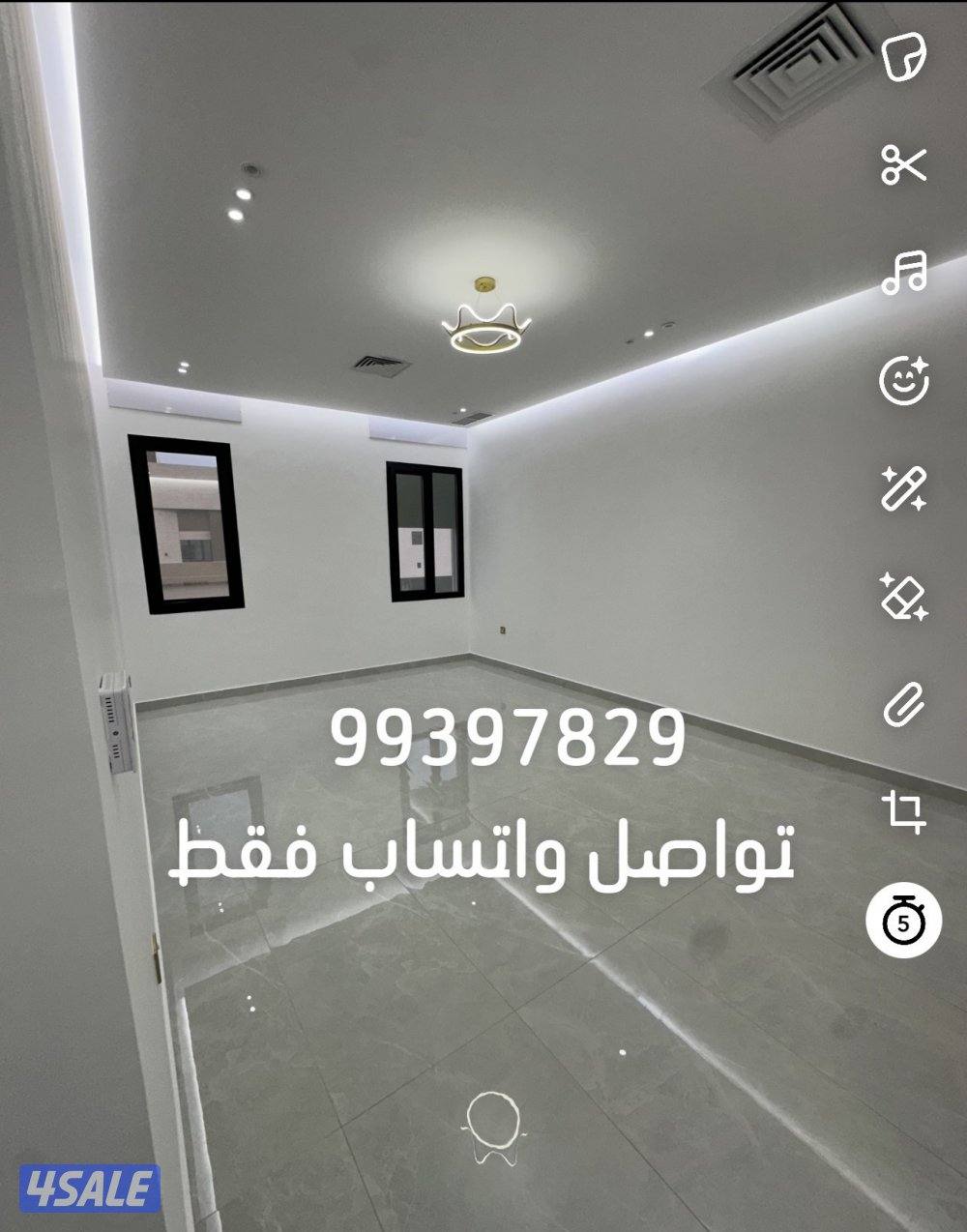 شقة بالمطلاع للايجار ثلاث غرف وغرفة خاد واربع حمامات ومطبخواتس0